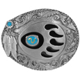 Western Claw with Stone Enameled Belt Buckle